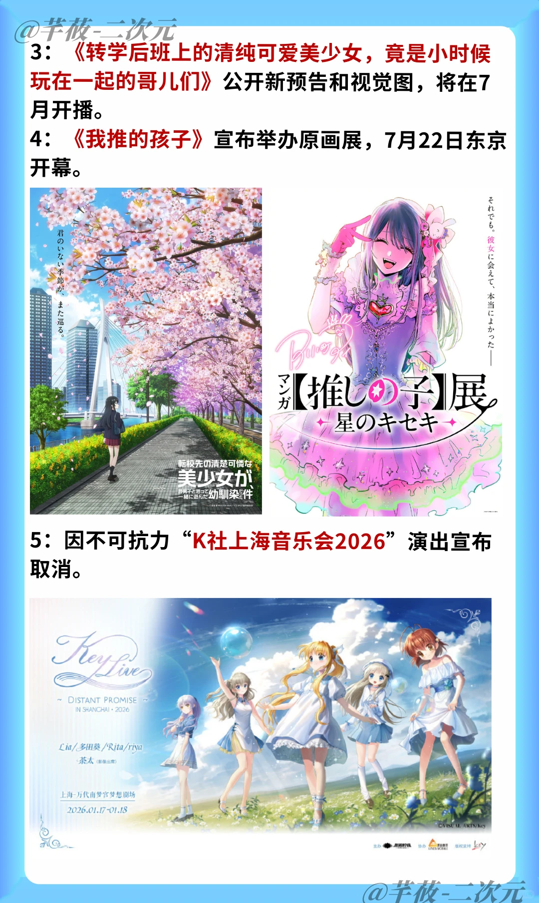 二次元熱點速遞：市場變遷與新作品亮相 - ACGFav