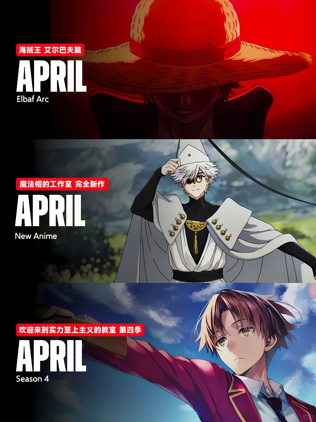 4月新番前瞻：经典回归与新生力量，你最期待哪一部？ - ACGFav